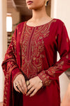 3 Piece Embroidered Linen Suit