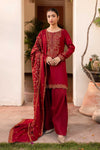3 Piece Embroidered Linen Suit