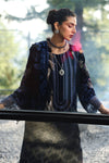 3 Piece Embroidered Velvet Suit