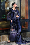 3 Piece Embroidered Velvet Suit