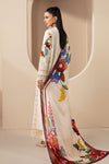3 Piece Embroidered Jacquard Lawn Suit