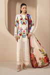 3 Piece Embroidered Jacquard Lawn Suit