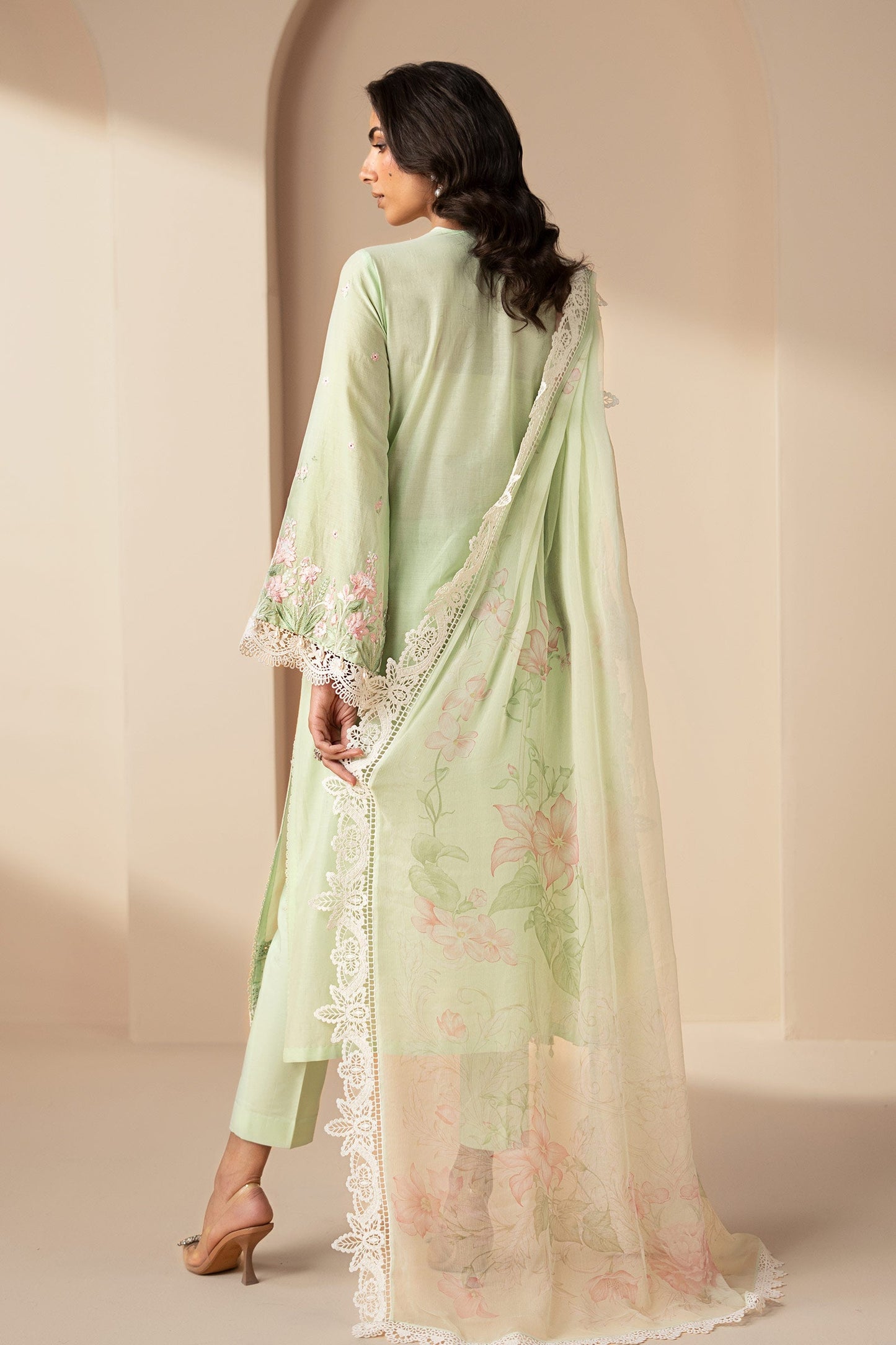 3 Piece Embroidered Lawn Suit