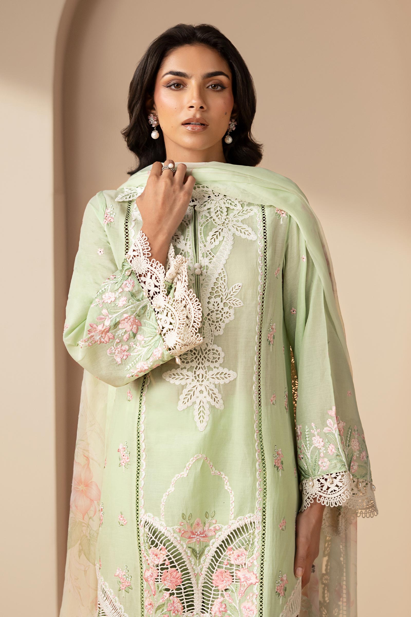 3 Piece Embroidered Lawn Suit
