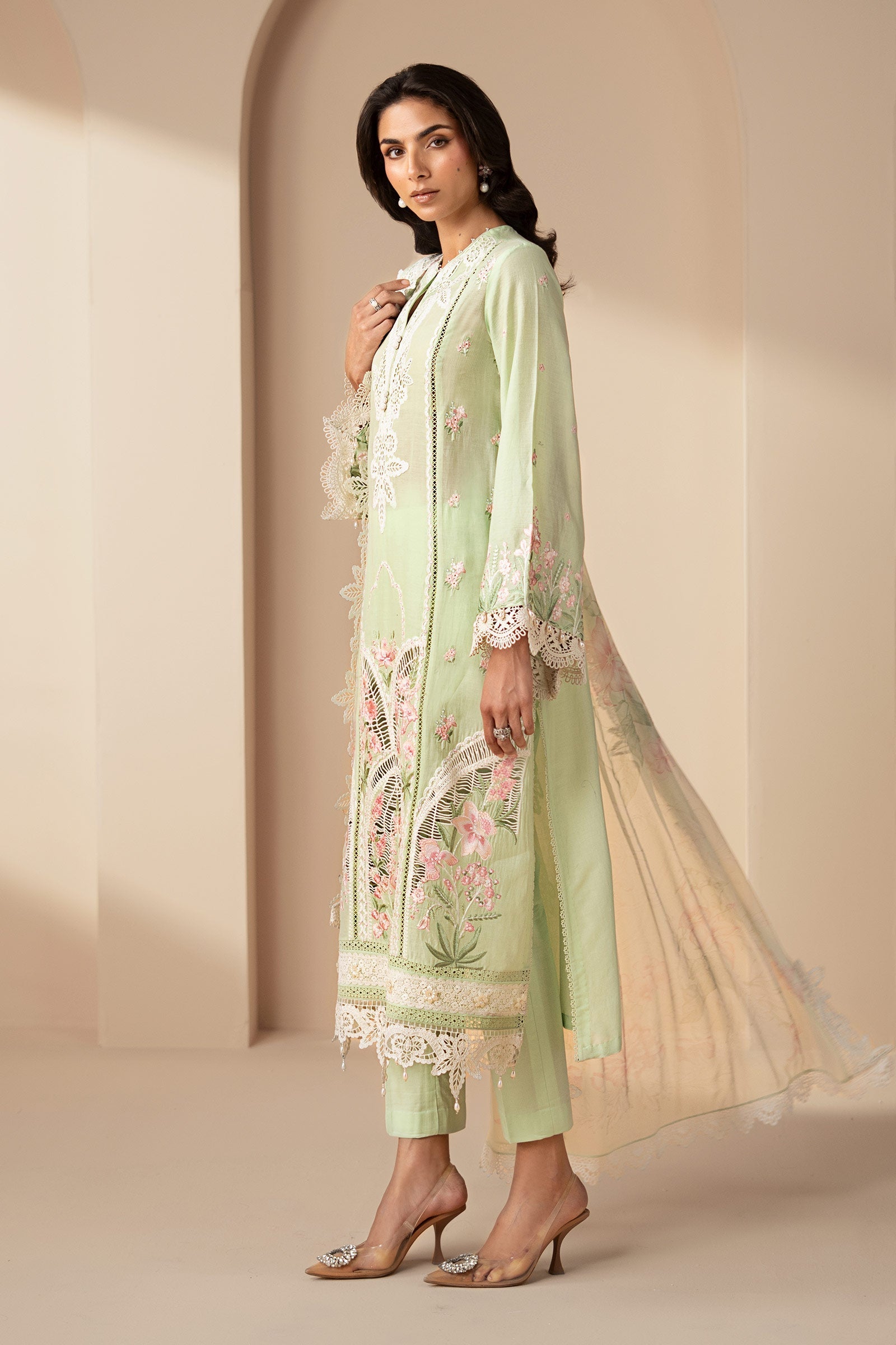 3 Piece Embroidered Lawn Suit