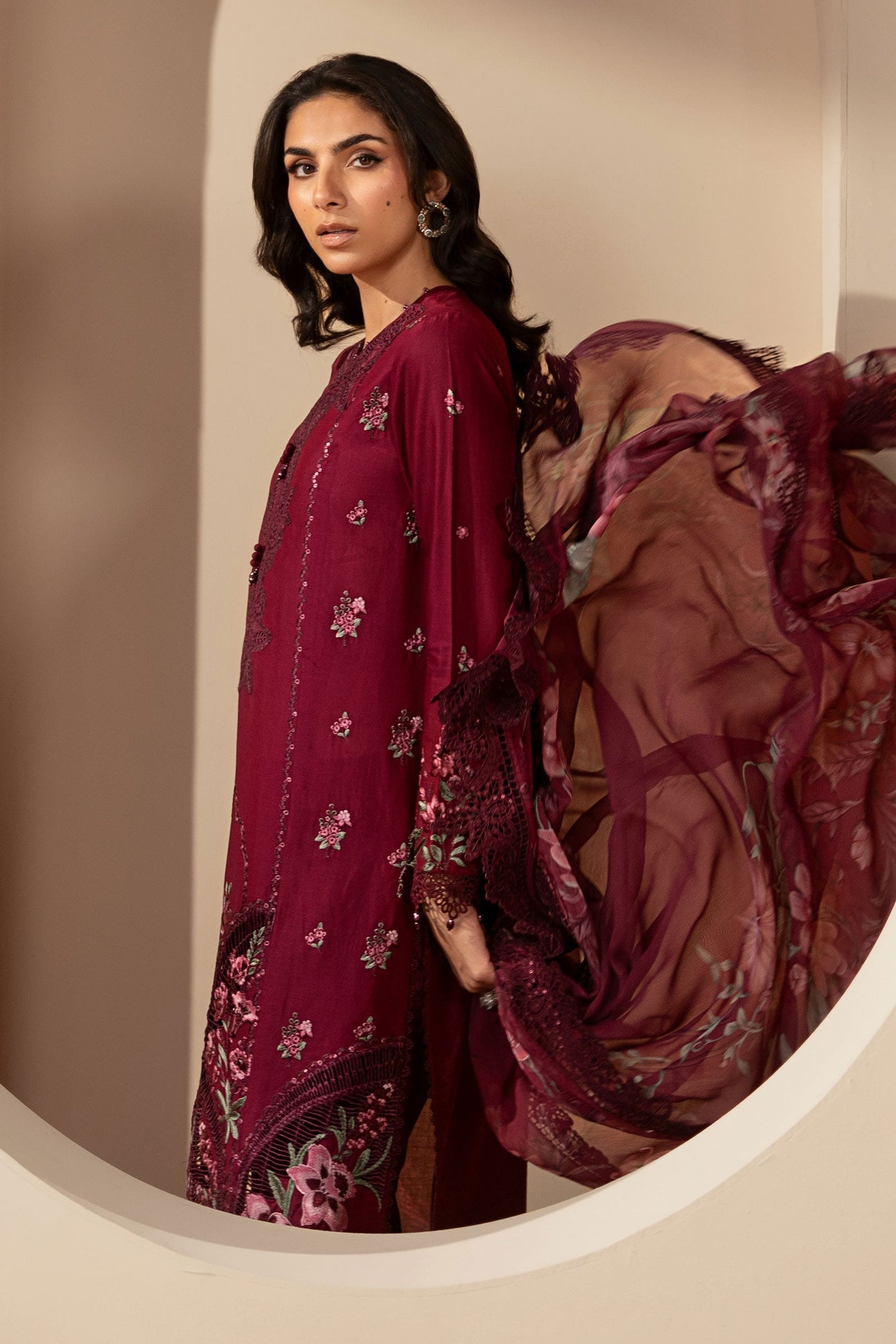 3 Piece Embroidered Lawn Suit