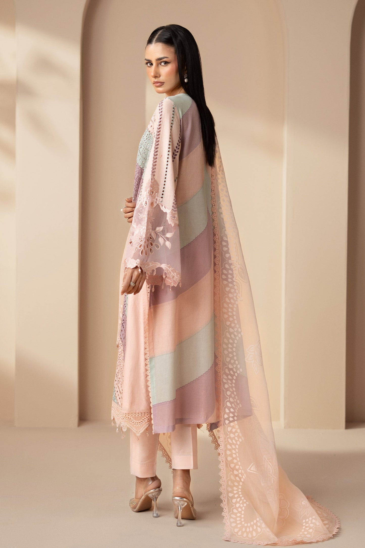 3 Piece Embroidered Lawn Suit