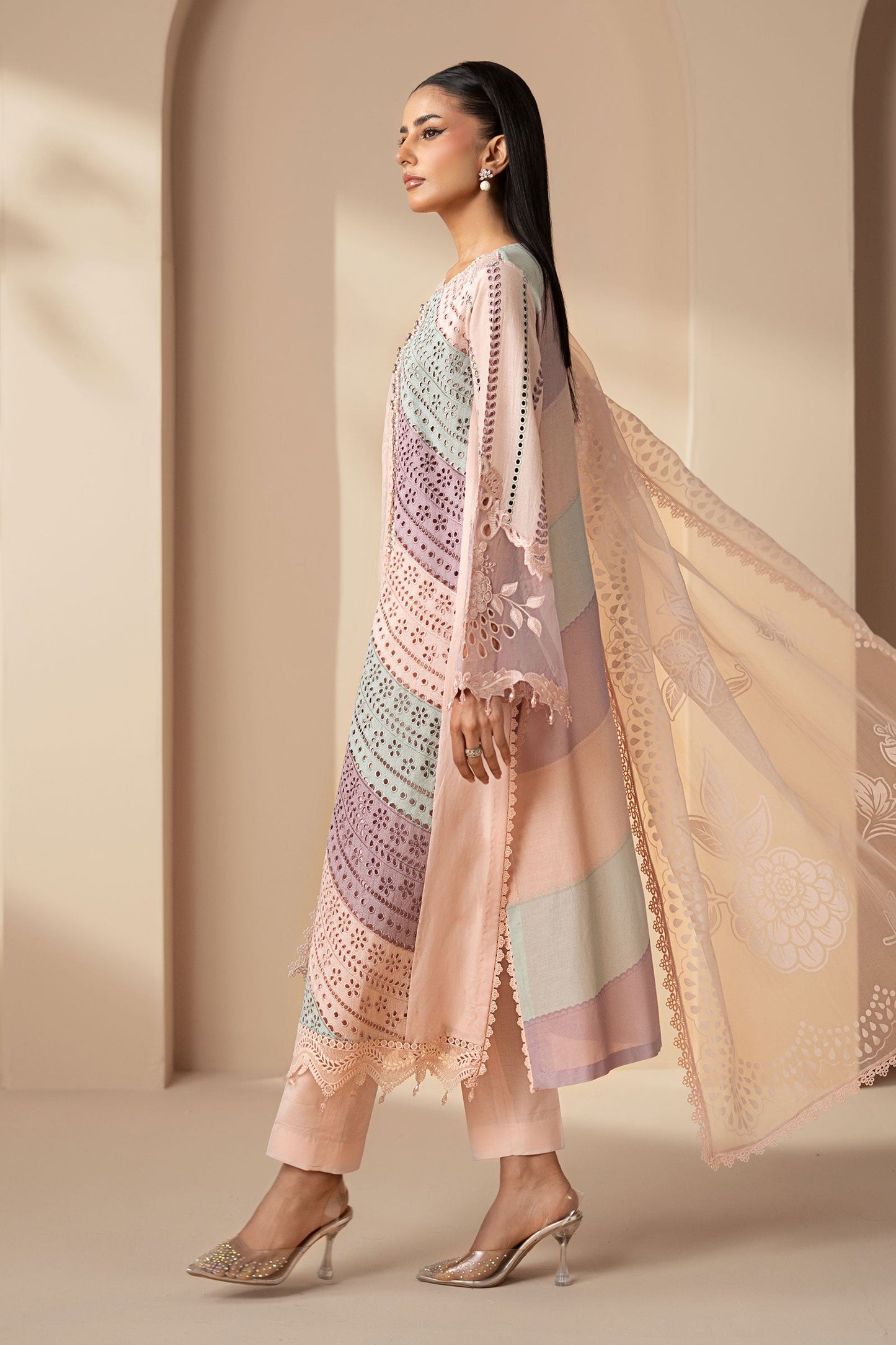 3 Piece Embroidered Lawn Suit