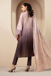 3 Piece Embroidered Jacquard Lawn Suit