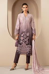 3 Piece Embroidered Jacquard Lawn Suit