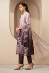 3 Piece Embroidered Jacquard Lawn Suit