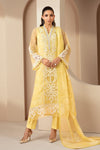 3 Piece Embroidered Organza Suit