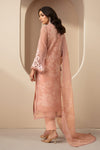 3 Piece Embroidered Organza Suit