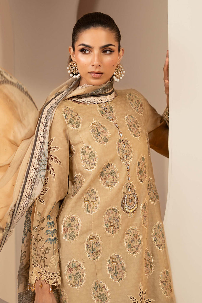 Maria B 3 Piece Embroidered Jacquard Lawn Suit, view 1