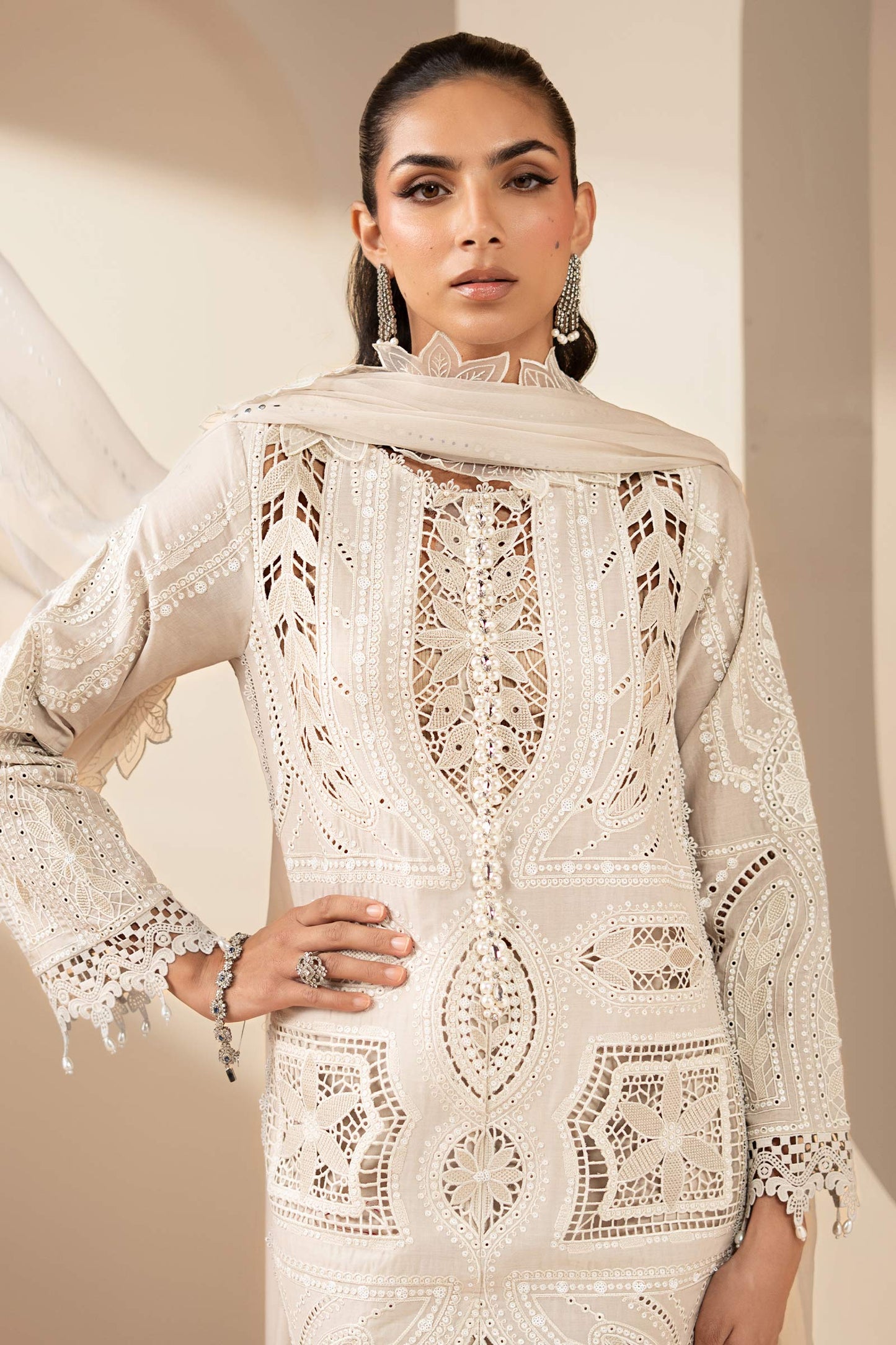 3 Piece Embroidered Lawn Suit