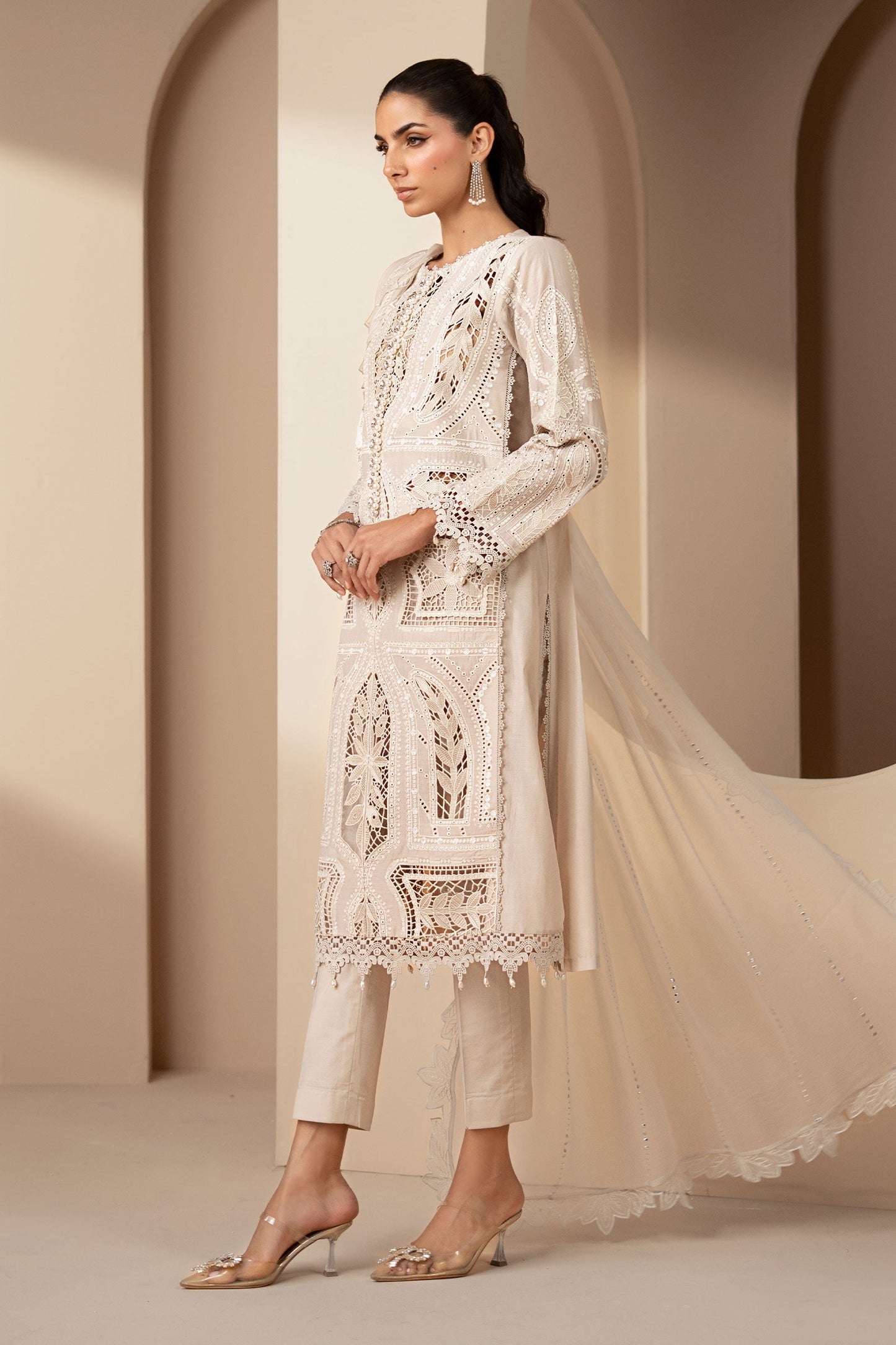 3 Piece Embroidered Lawn Suit