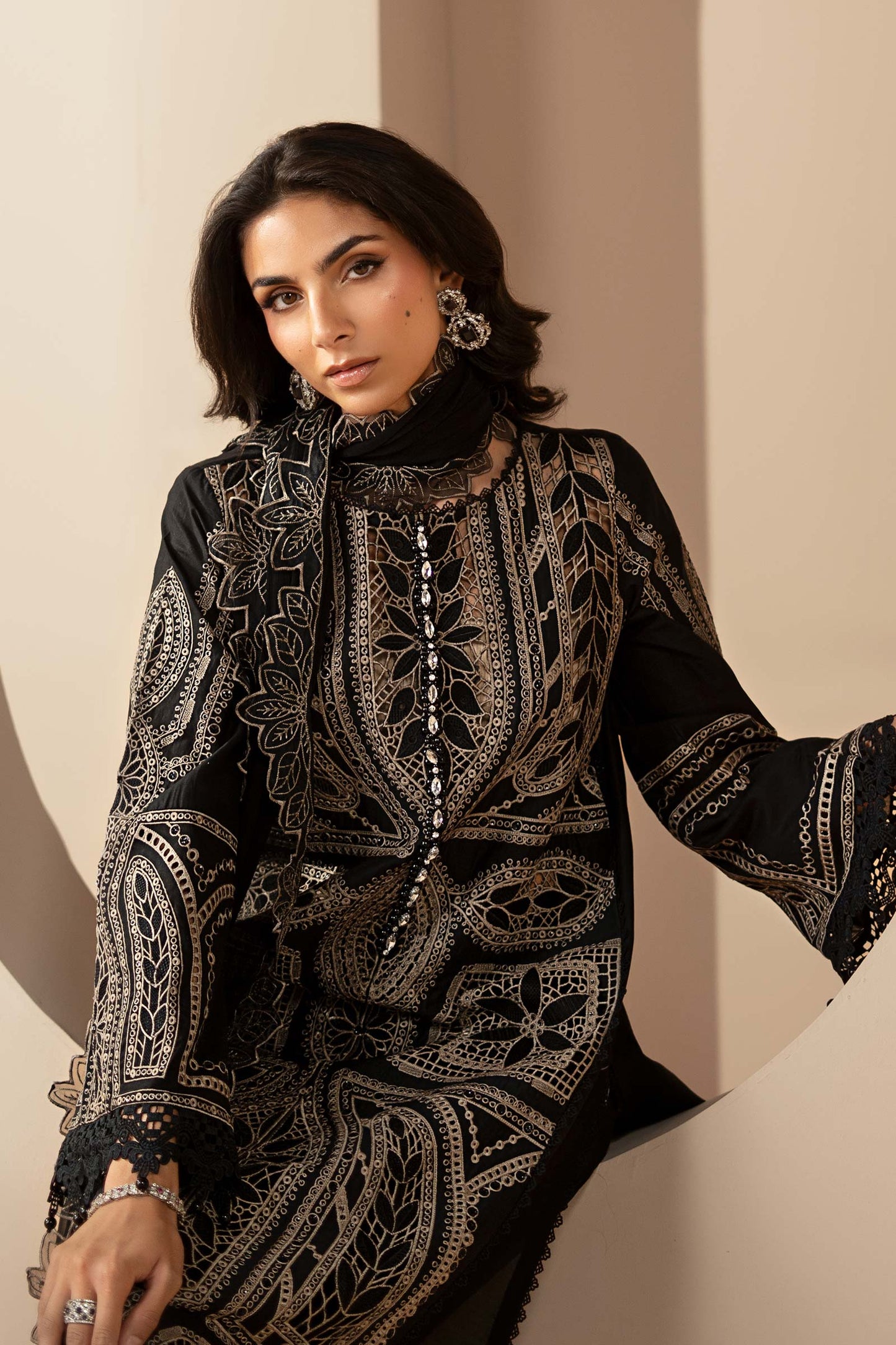 3 Piece Embroidered Lawn Suit