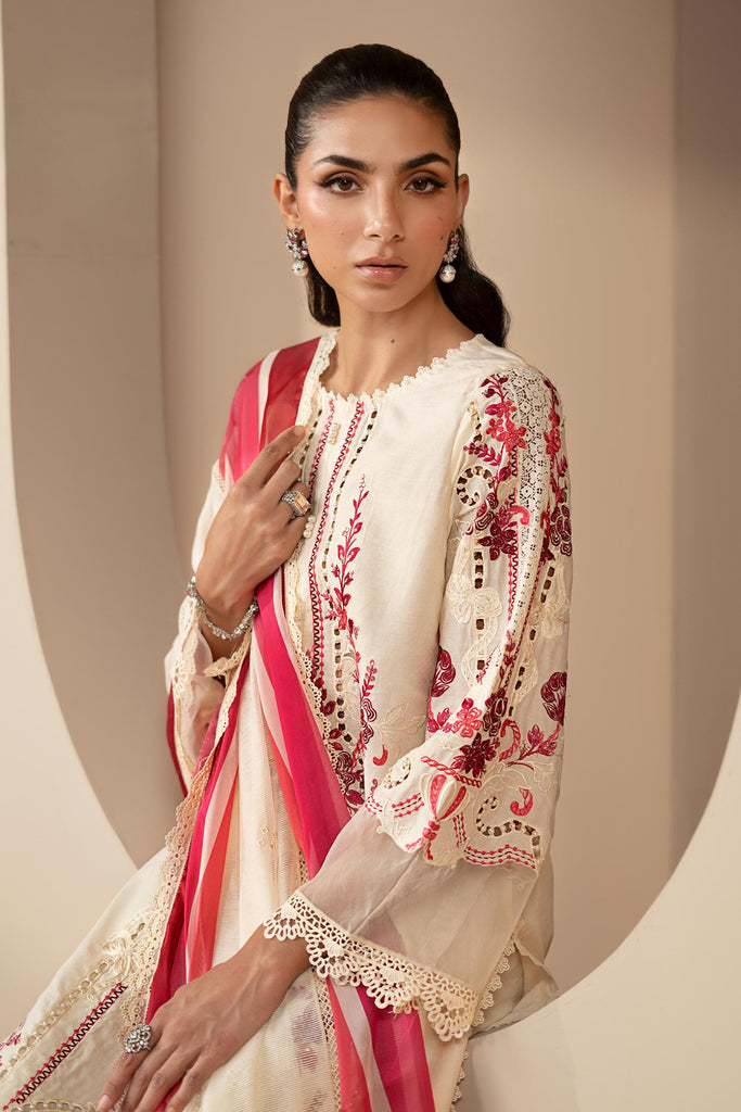 Maria B 3 Piece Embroidered Jacquard Lawn Suit, view 1