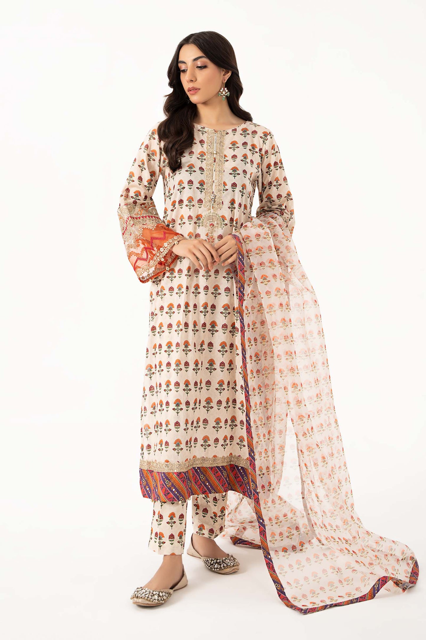 3 Piece Printed Lawn Suit