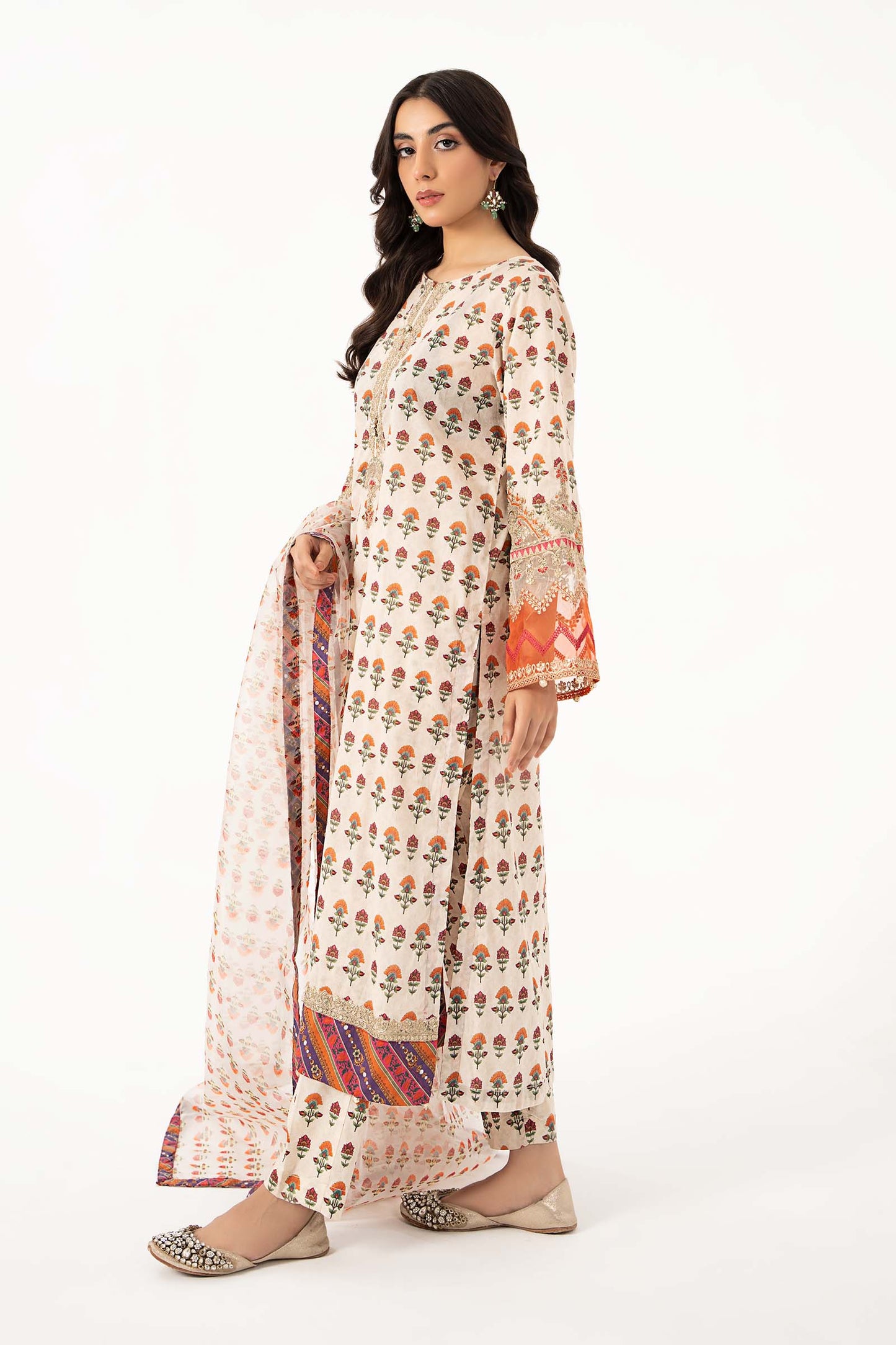 3 Piece Printed Lawn Suit