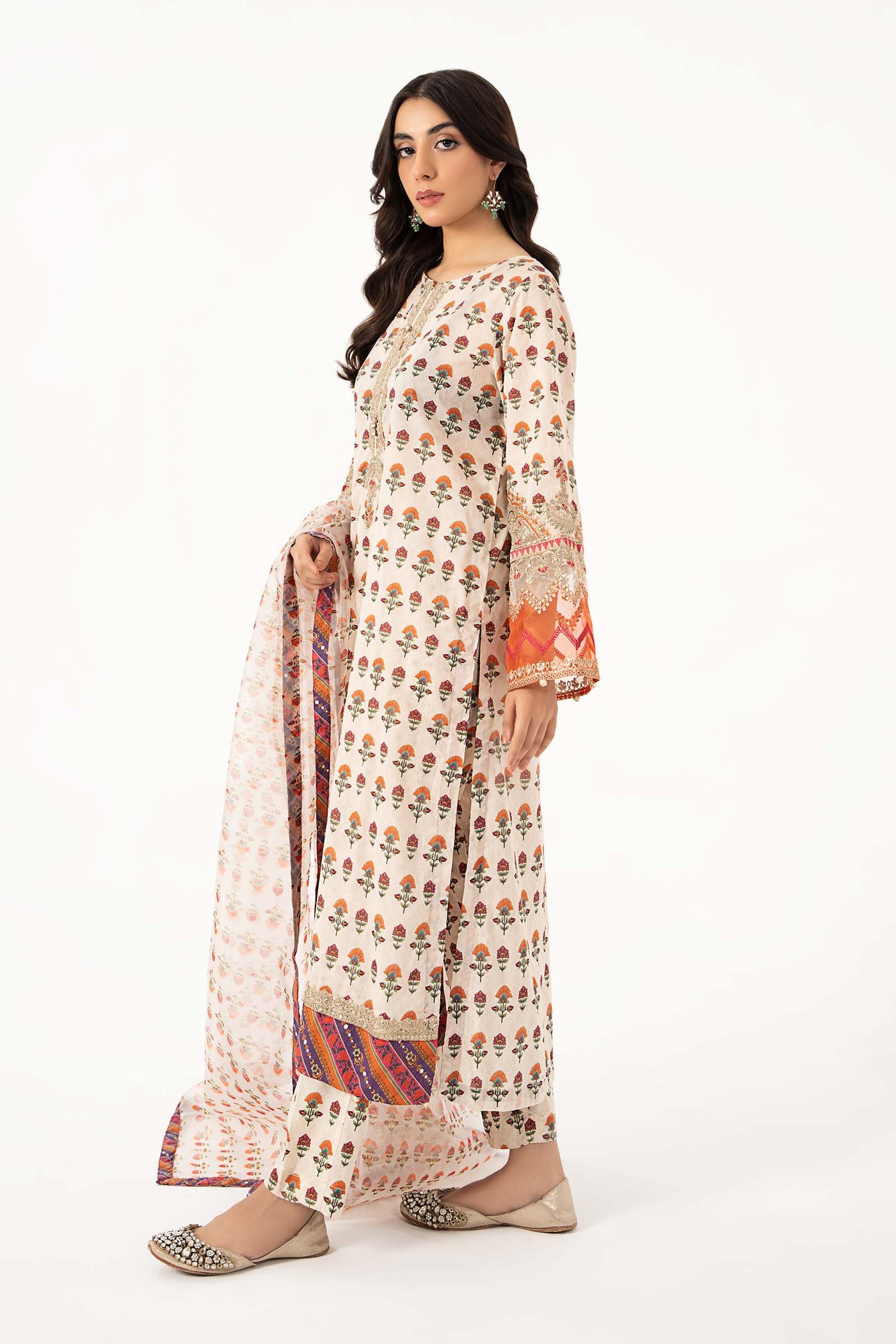 3 Piece Printed Lawn Suit