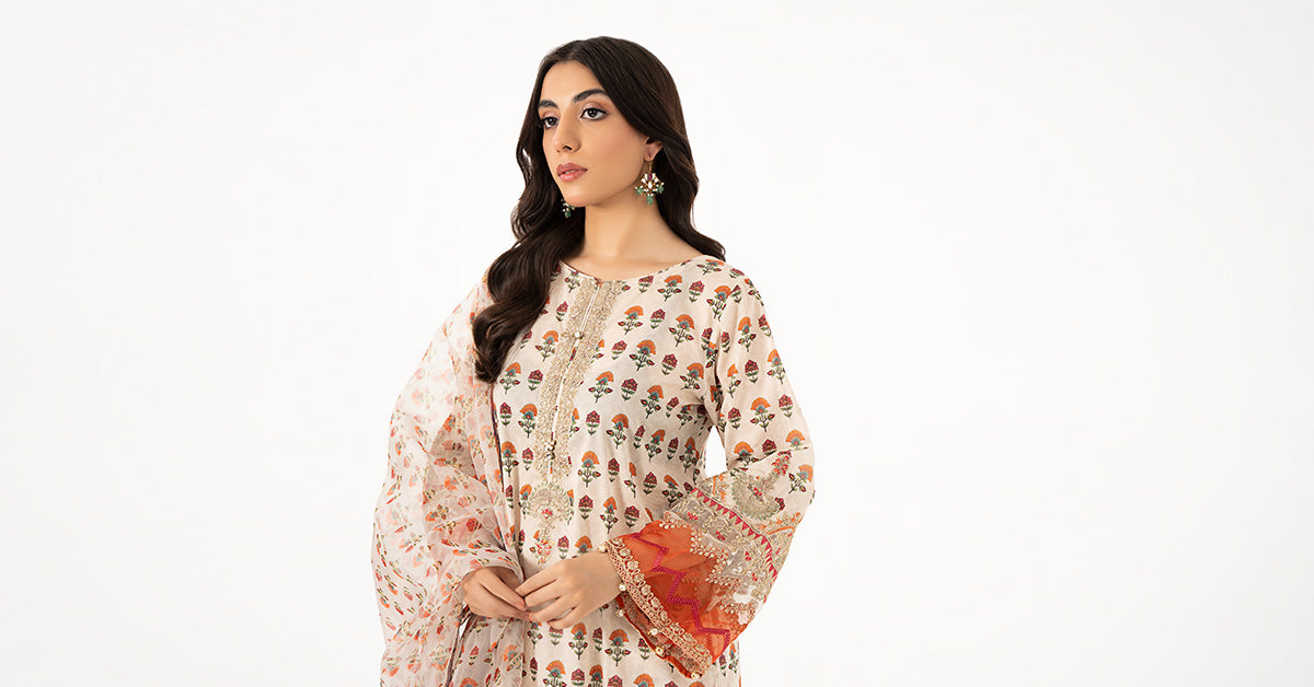 3 Piece Printed Lawn Suit