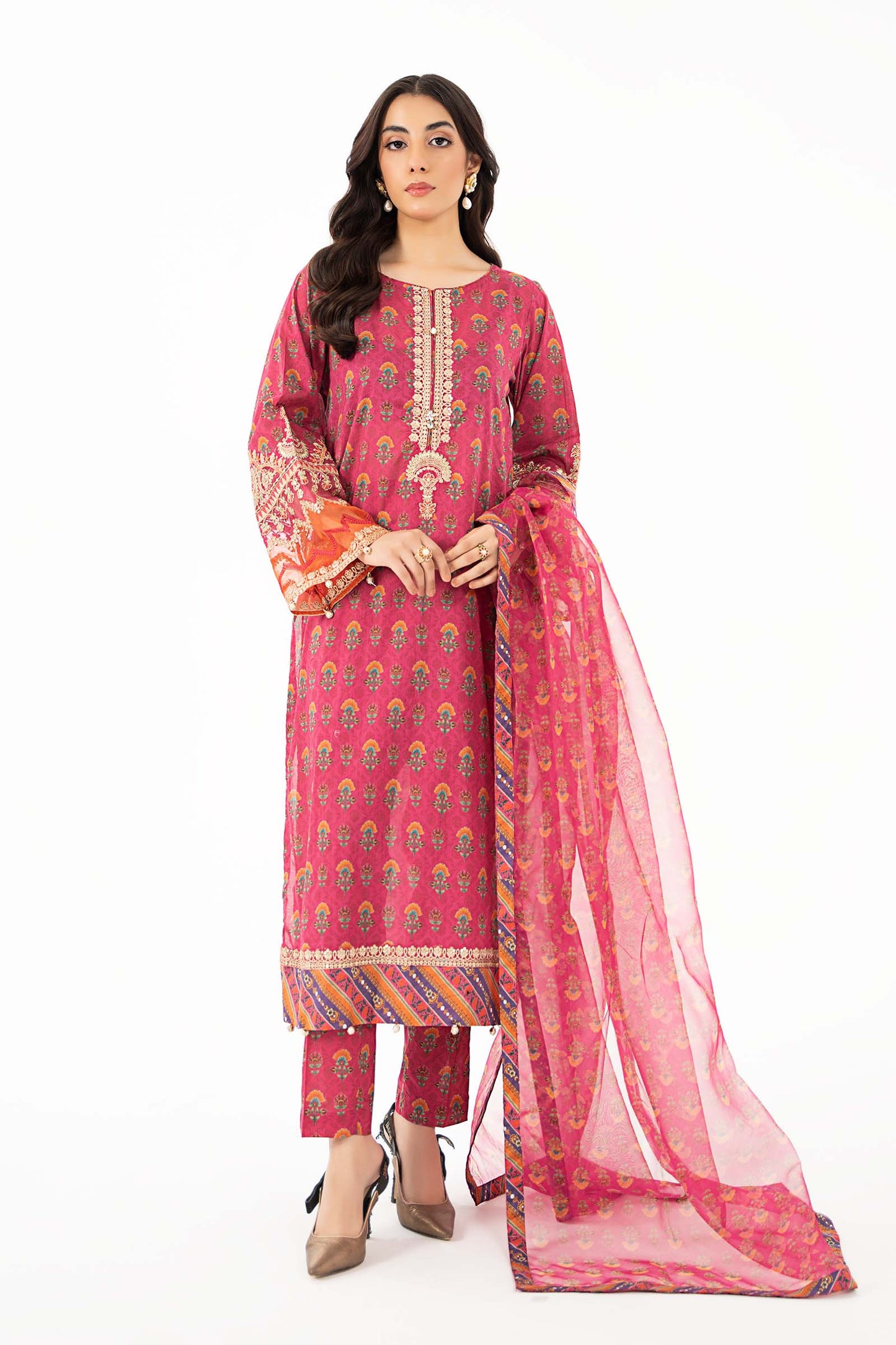 3 Piece Printed Lawn Suit