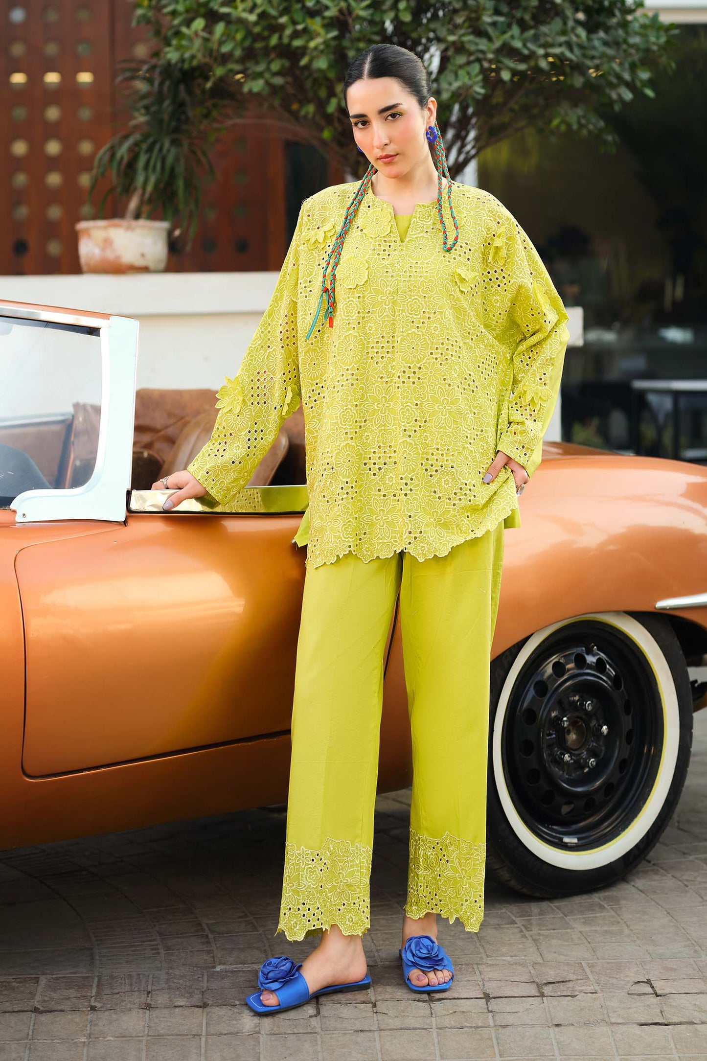 2 Pc Embroidered Lawn Suit