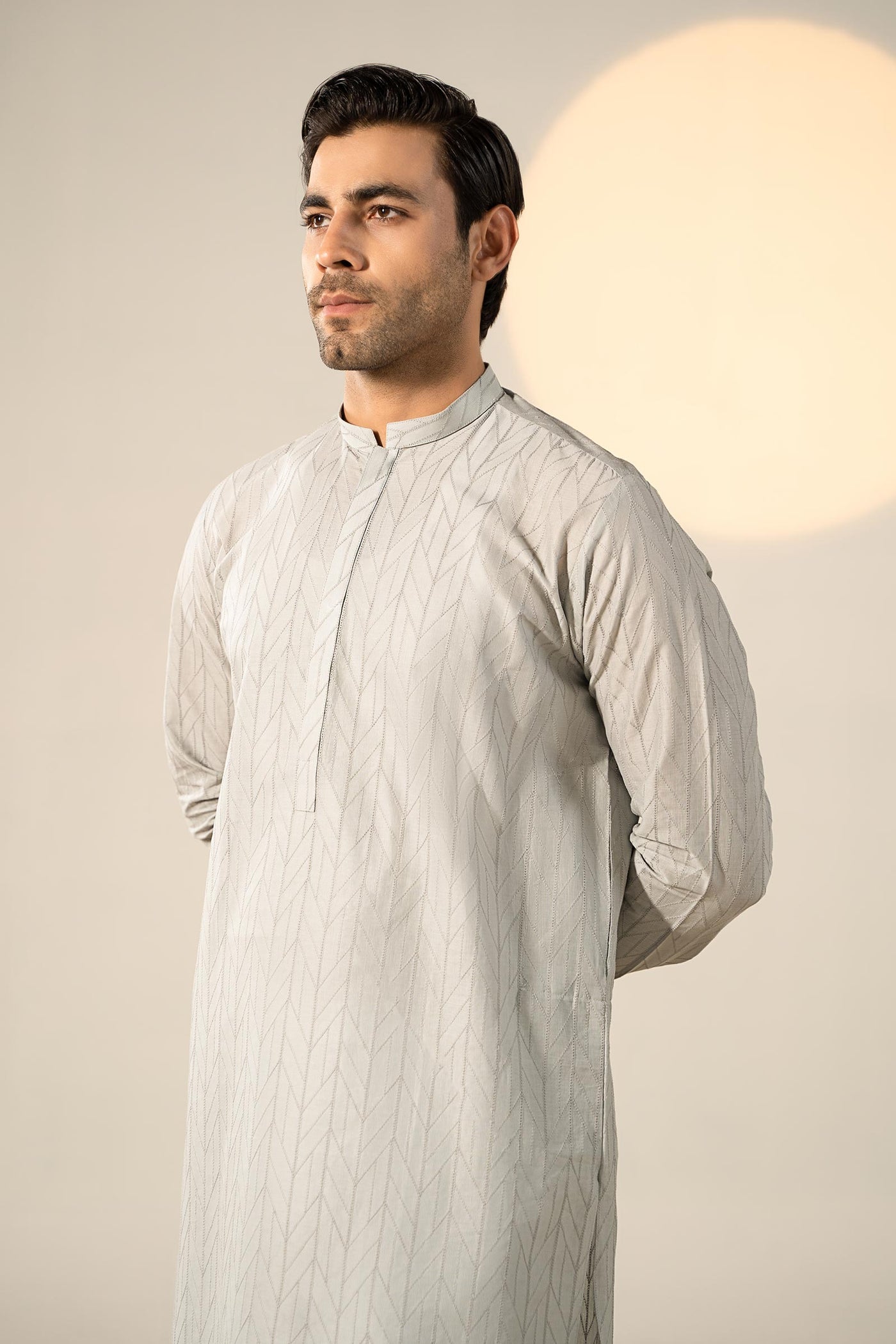 Embroidered Cotton Kurta | GTS-SS24-02