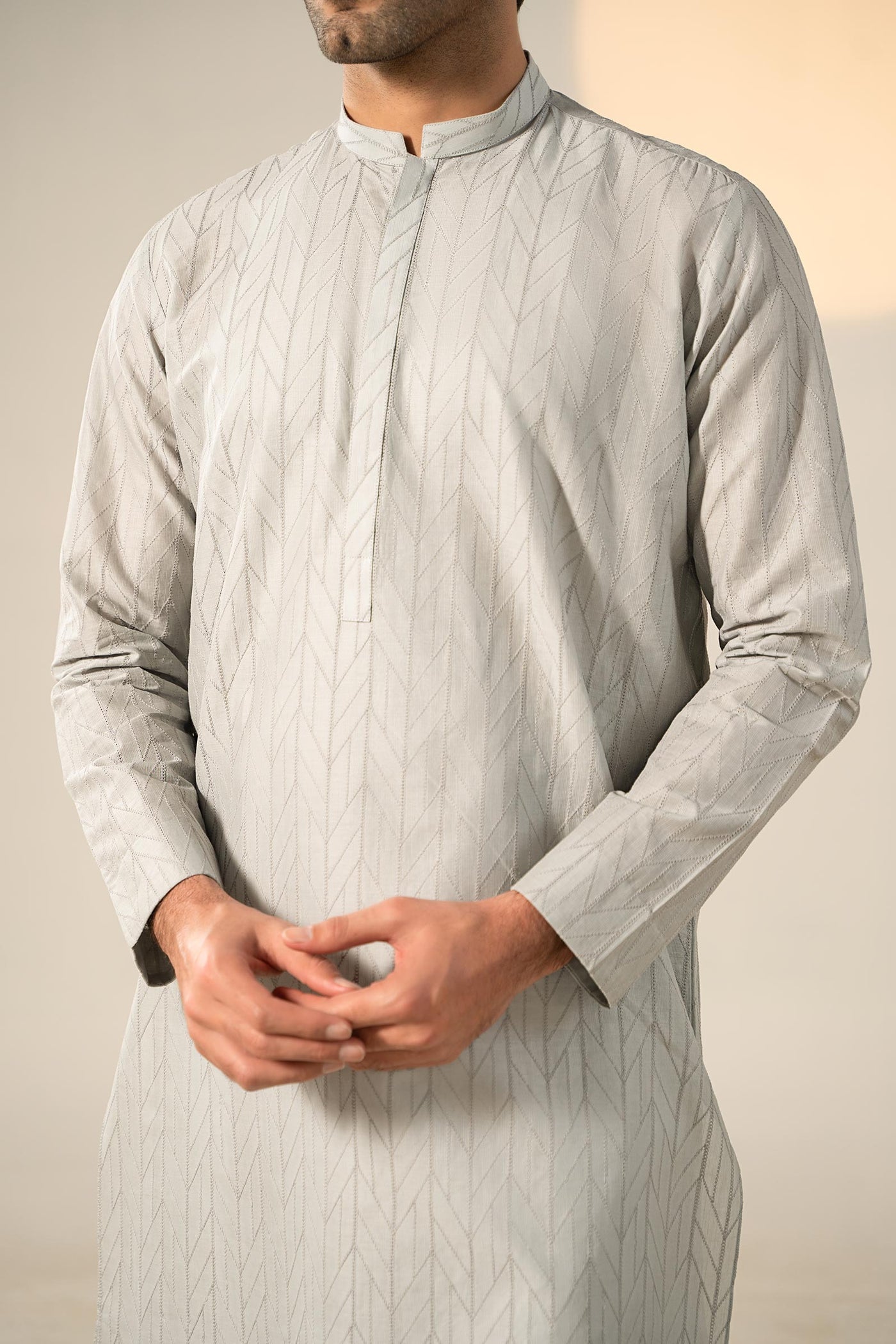 Embroidered Cotton Kurta | GTS-SS24-02