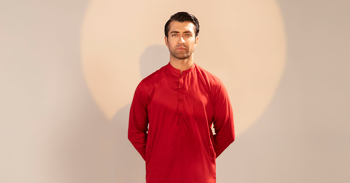Self Dobby Kurta