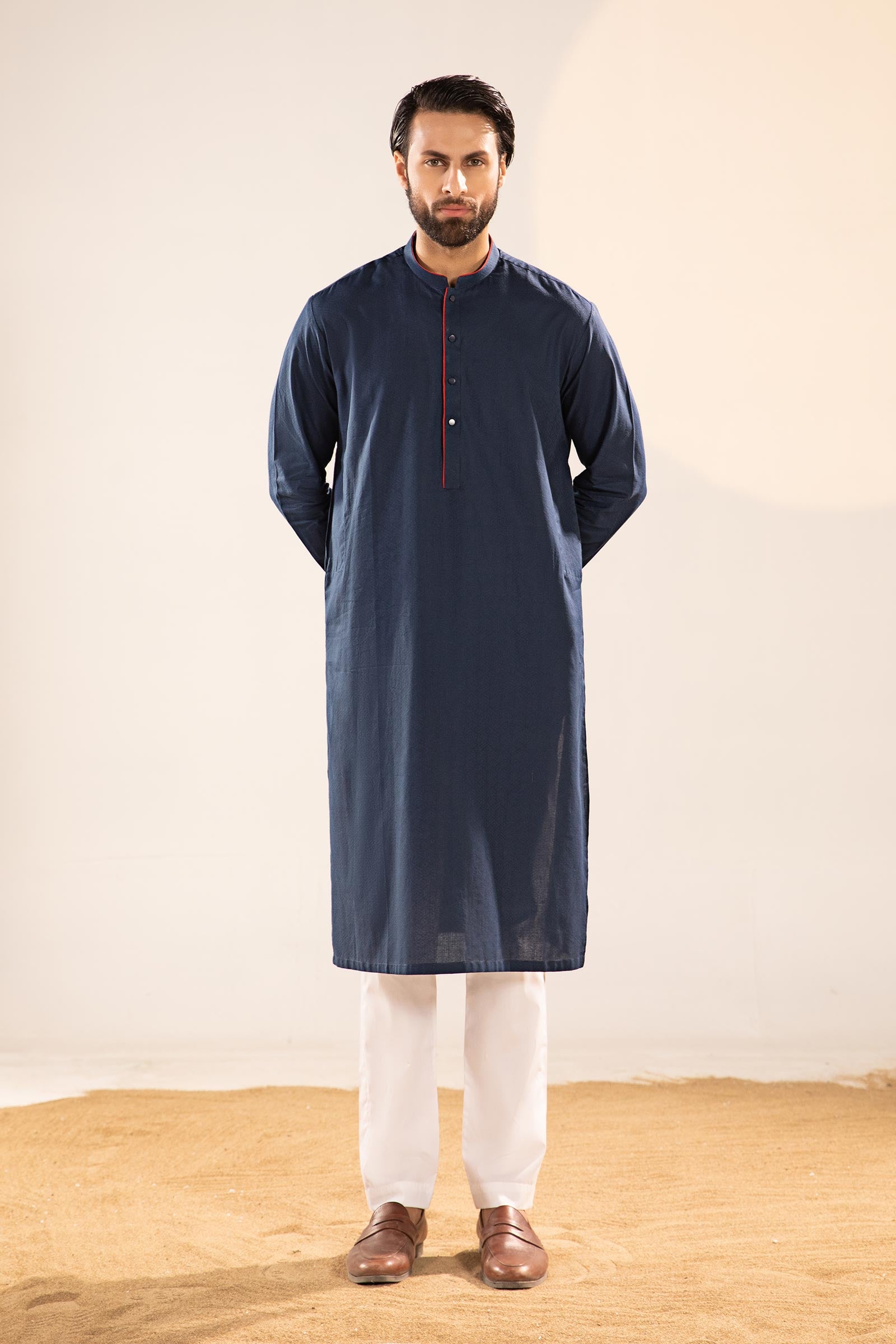 Self Dobby Kurta