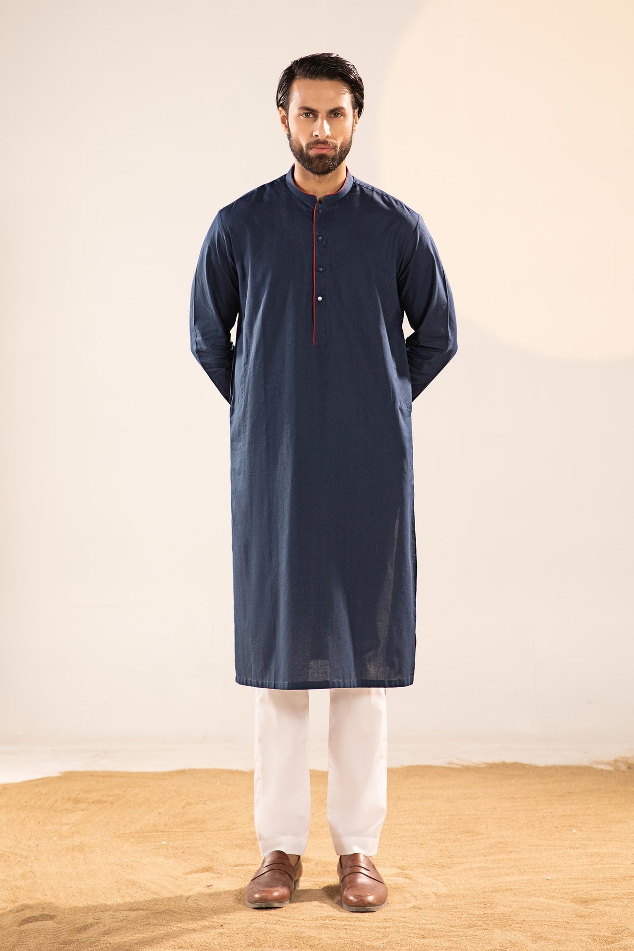 Self Dobby Kurta