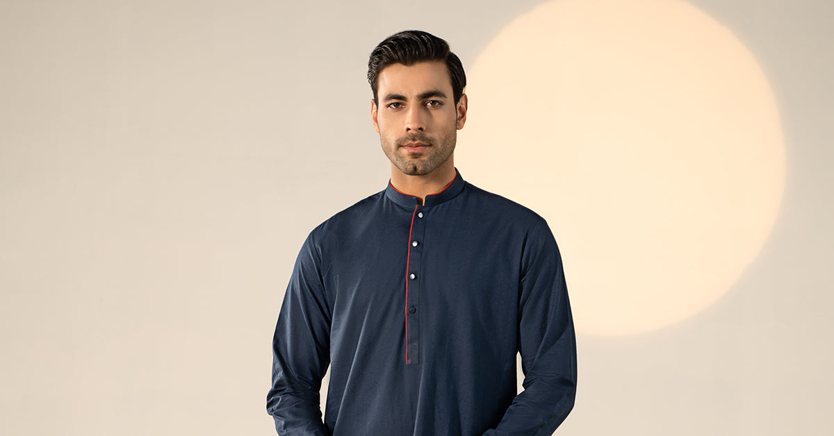 Self Dobby Kurta