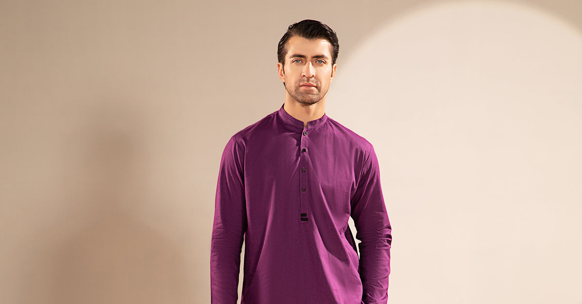 Self Dobby Kurta