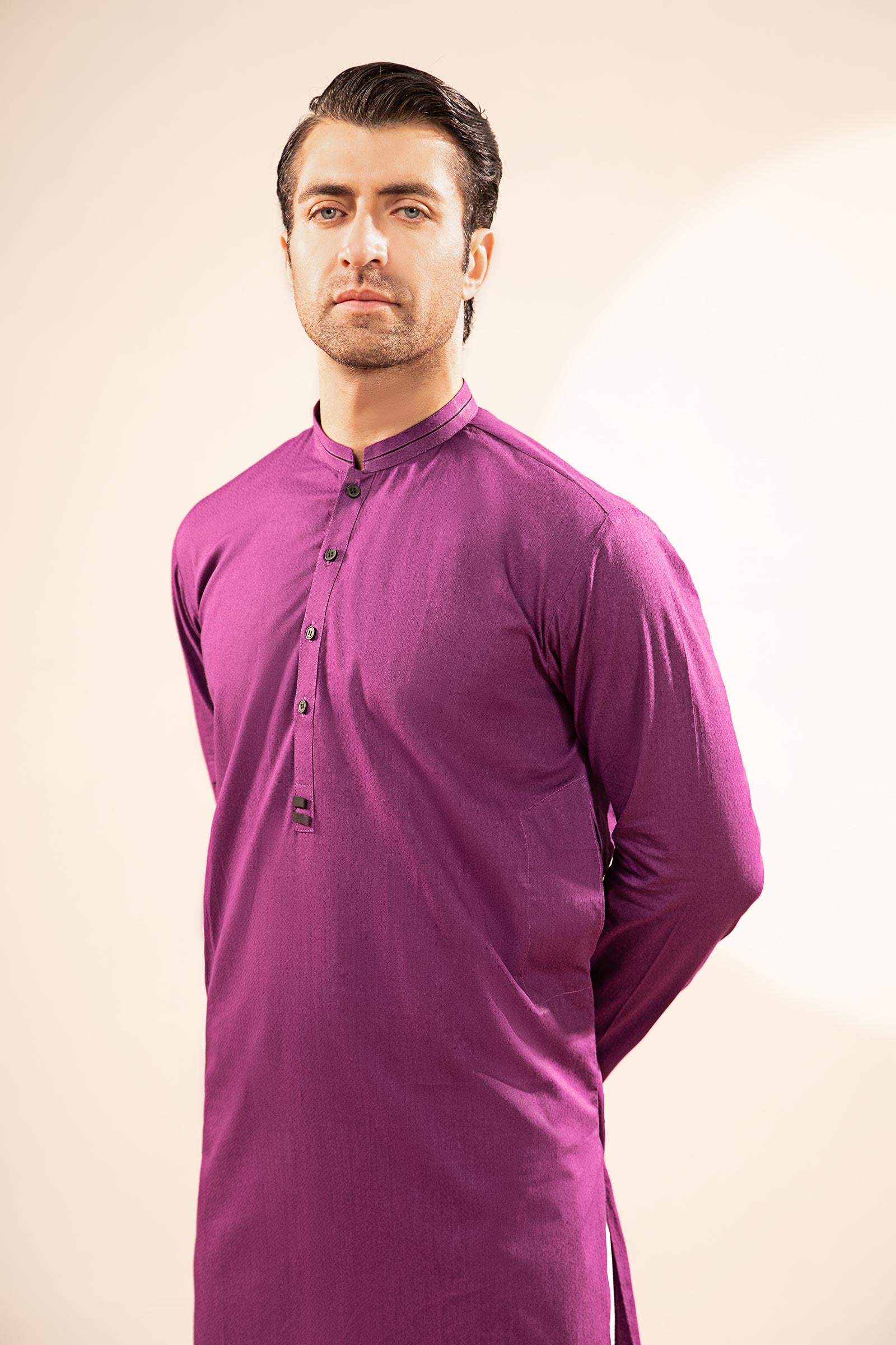 Self Dobby Kurta