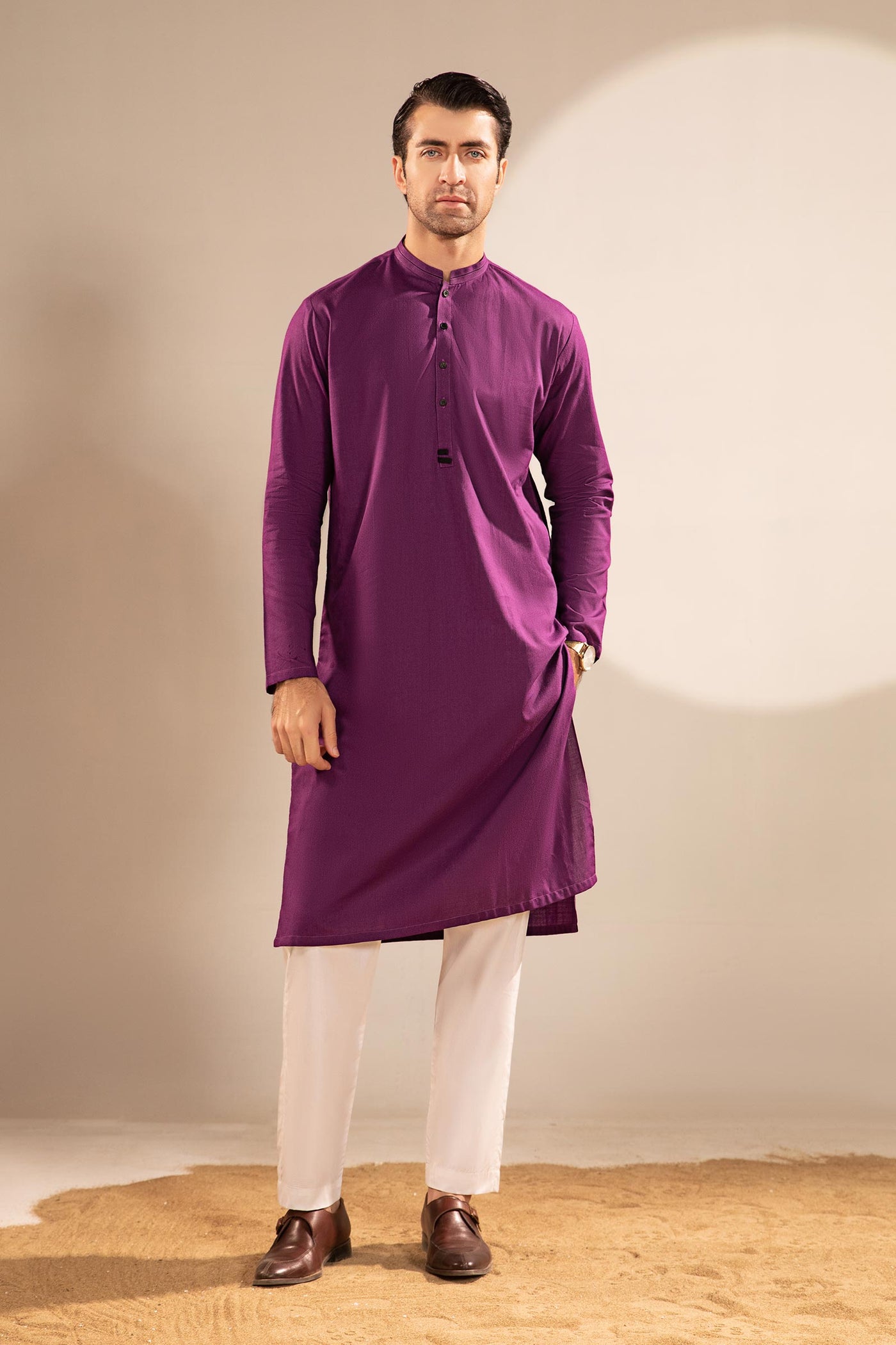 Self Dobby Kurta | GTS-SS24-13