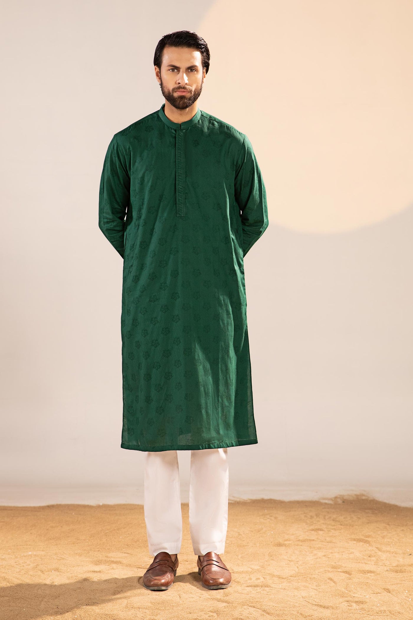 Self Dobby Kurta | GTS-SS24-14