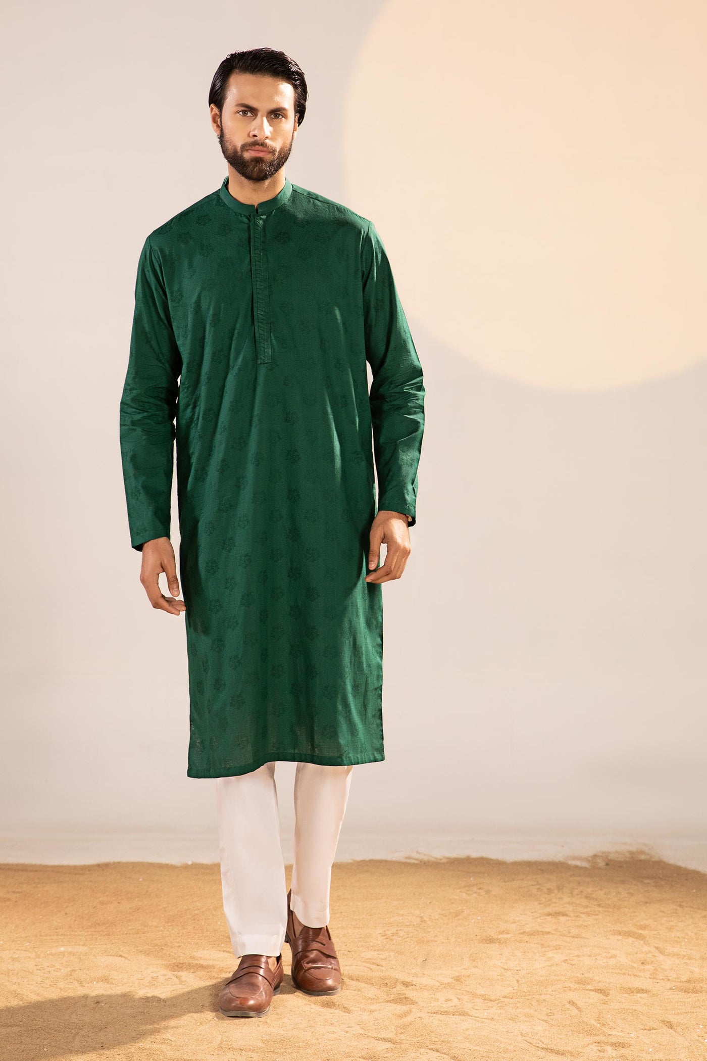 Self Dobby Kurta | GTS-SS24-14