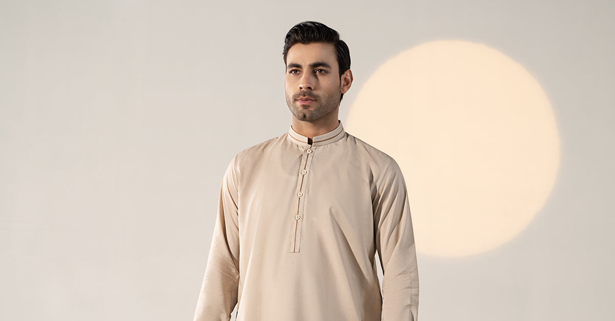 Dyed Cotton Silk Suit