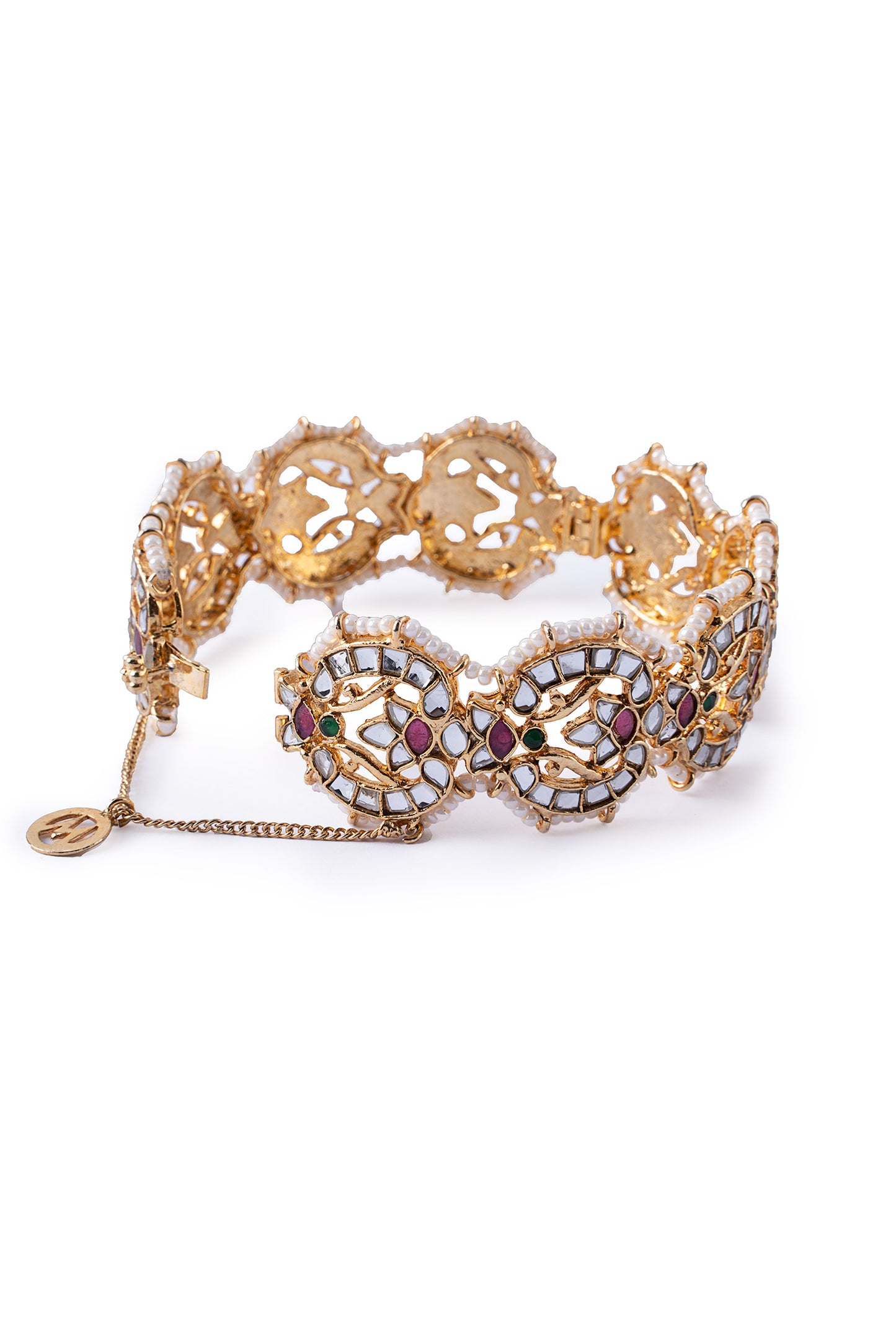 Kundan Halo Bangle