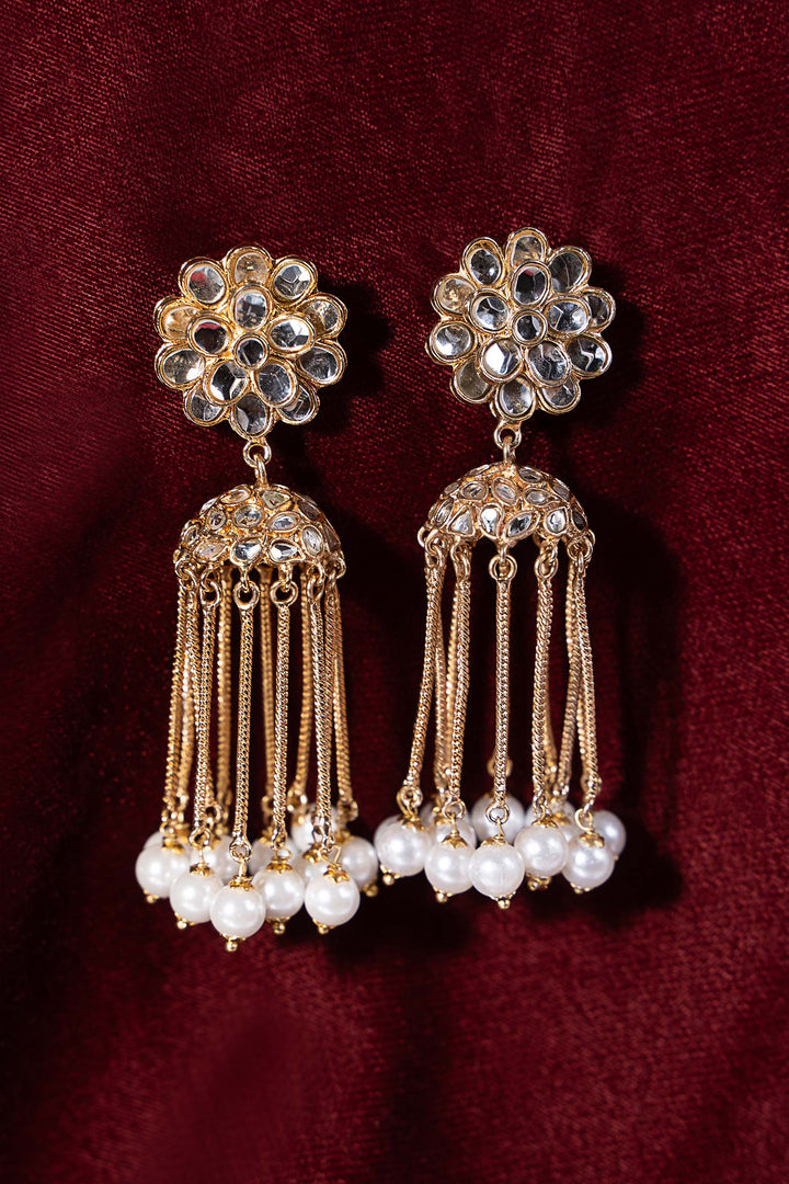 Banu Jhumka All (Jewelry) JER004B-999-PWT