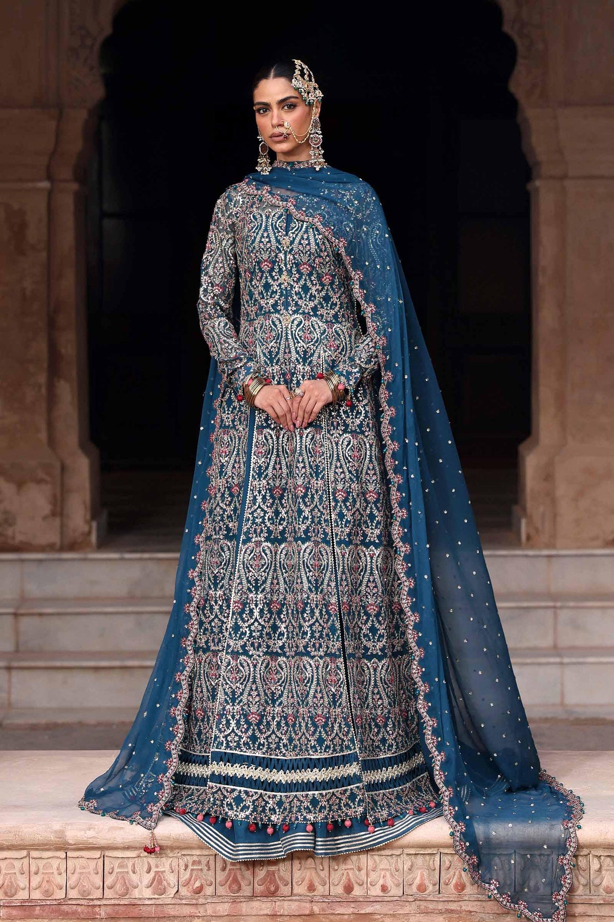 Embroidered Chiffon Fabric (3Pcs)