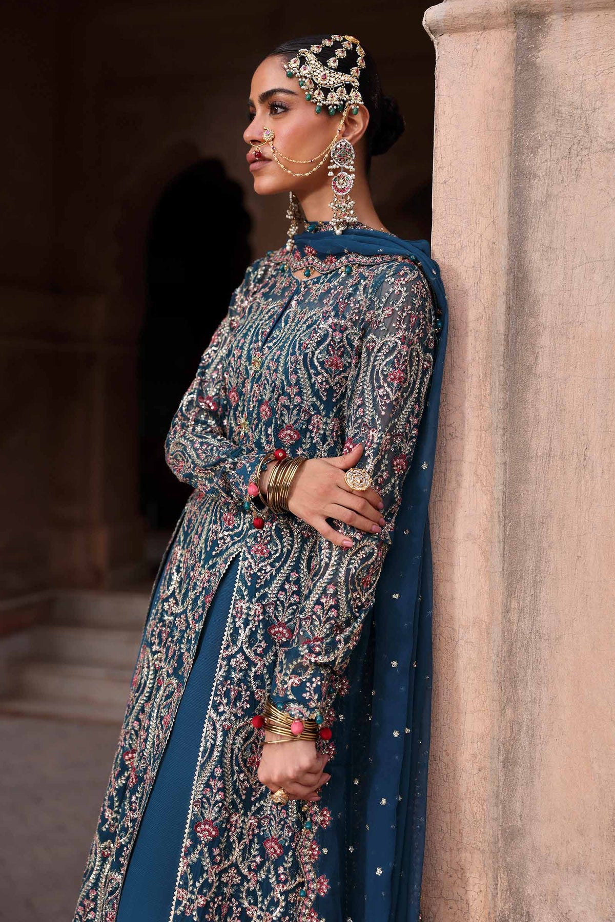 Embroidered Chiffon Fabric (3Pcs)