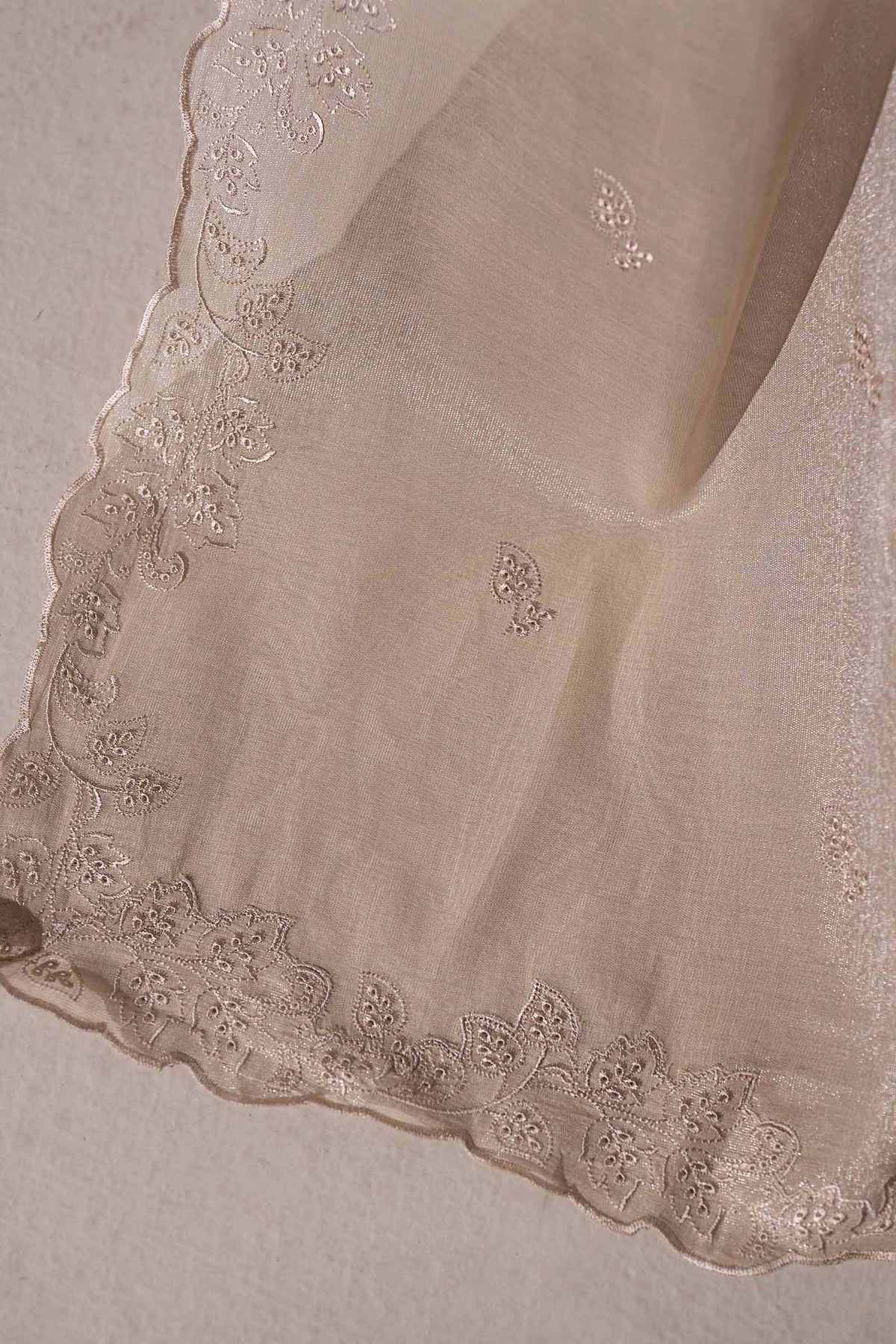 Embroidered Masoori Fabric (3Pcs)