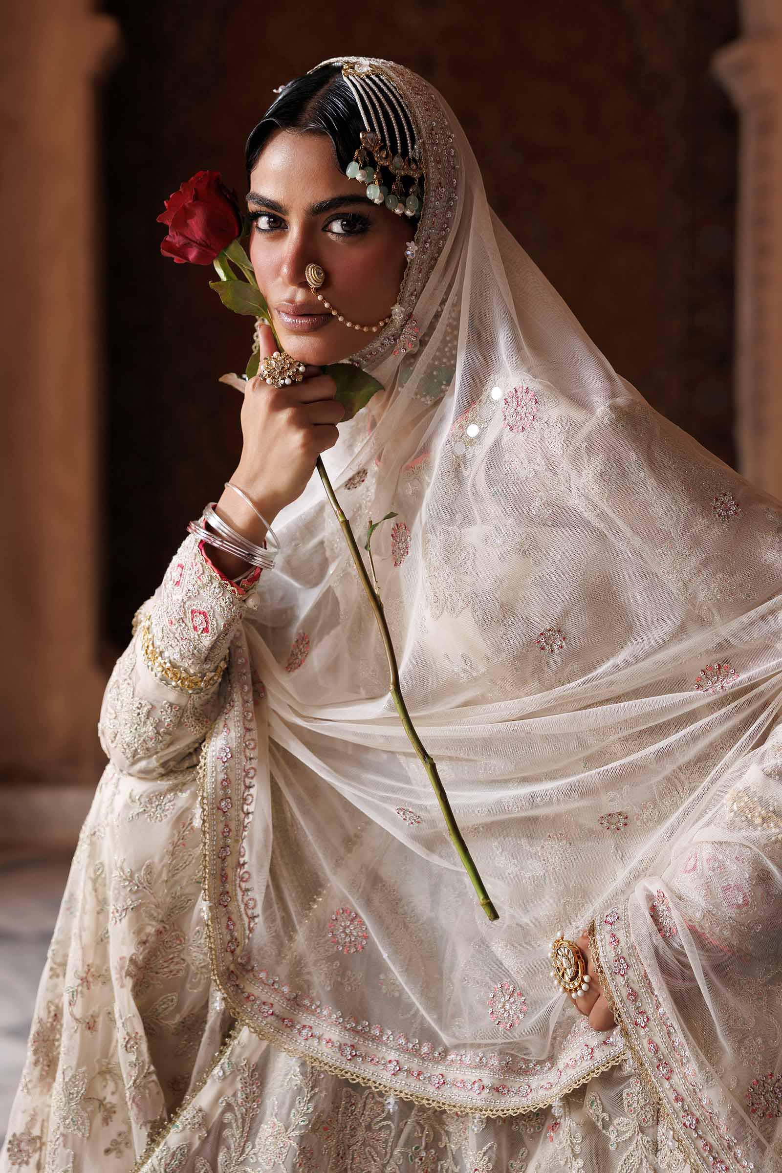 Embroidered Net Fabric (3Pcs)