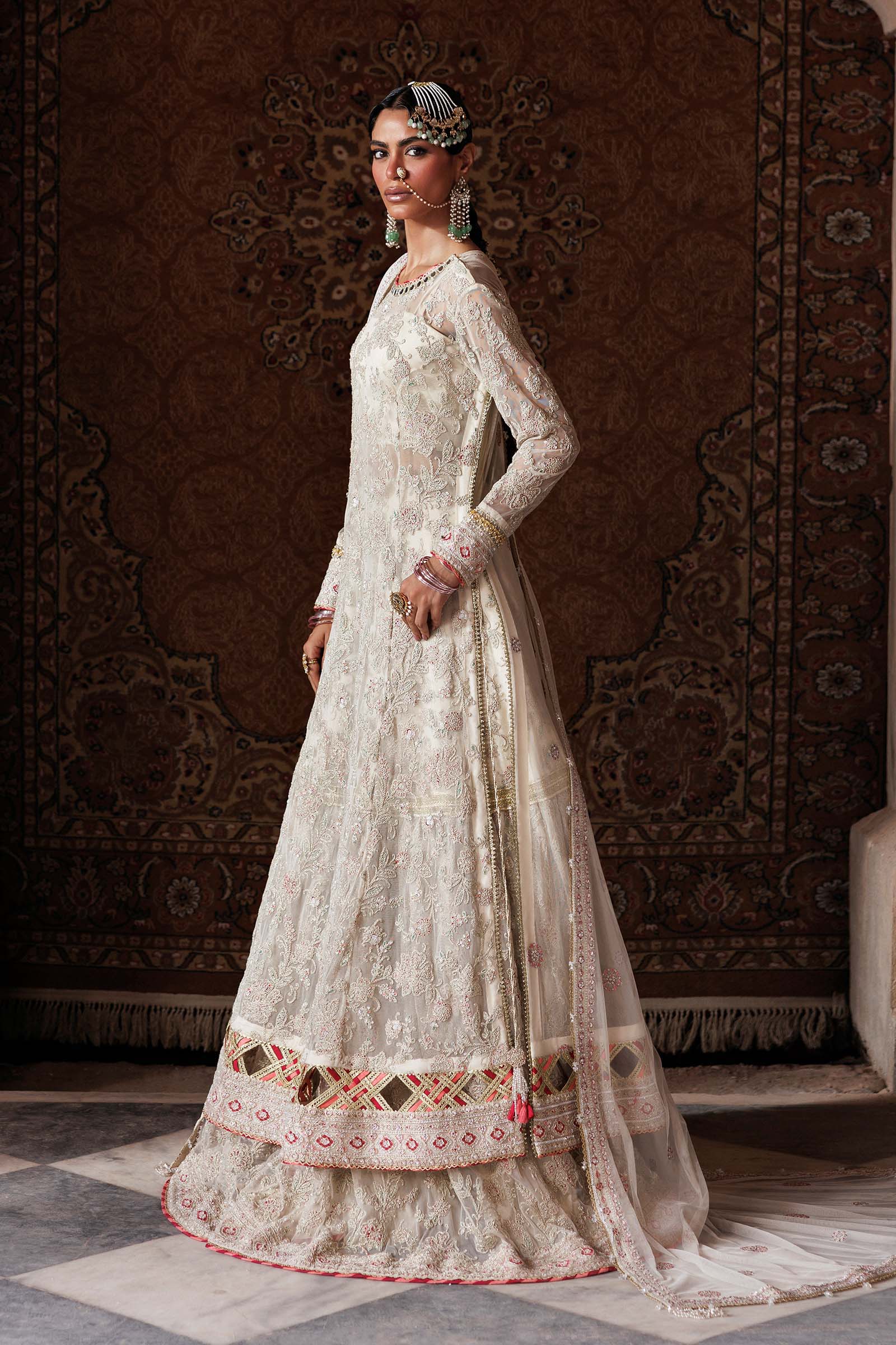 Embroidered Net Fabric (3Pcs)