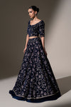 Embroidered Velvet Fabric (1Pc)