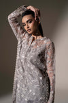 Embroidered Organza Fabric (1Pc)