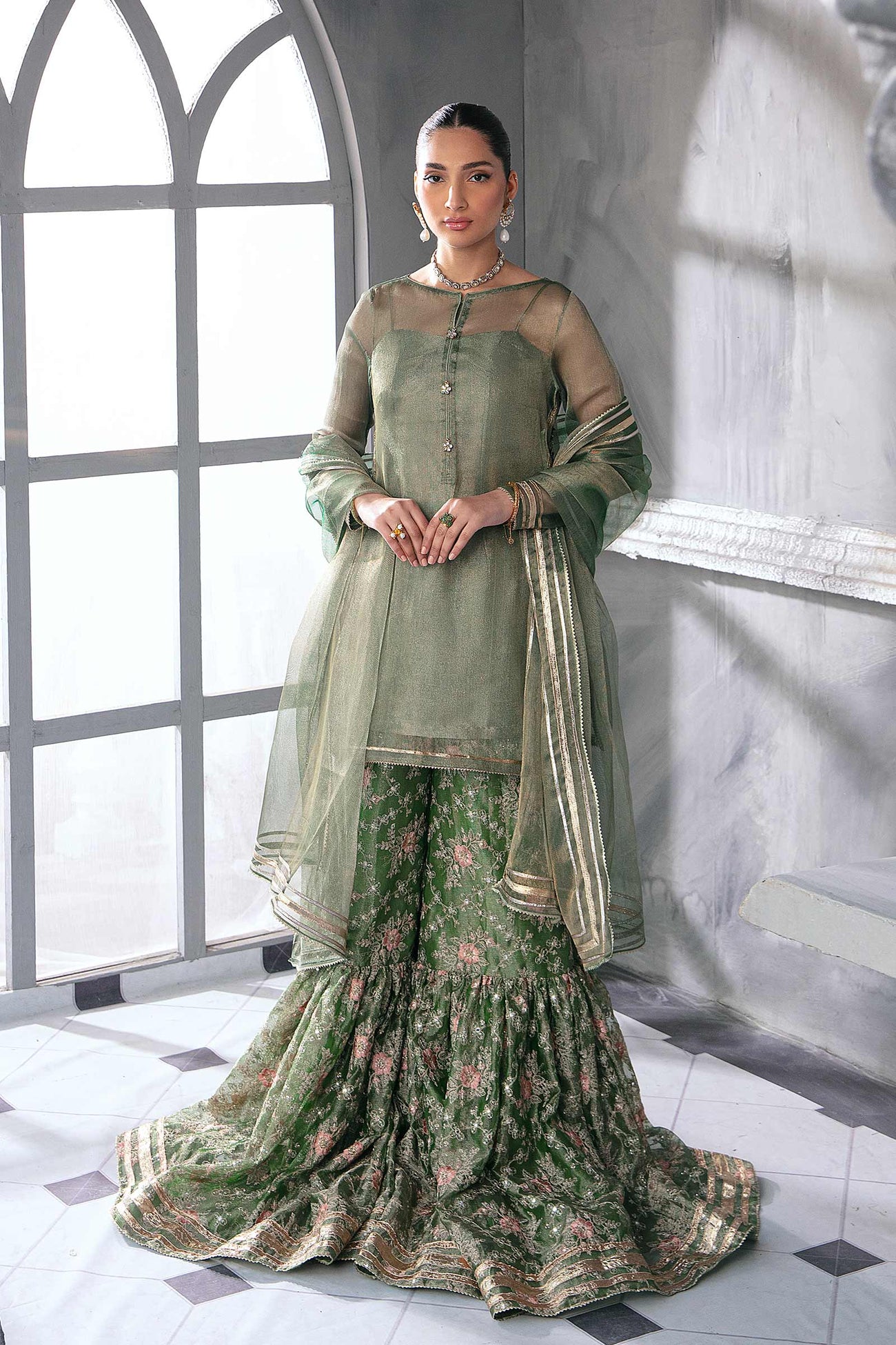 M.Luxe Fabrics Green LF-504